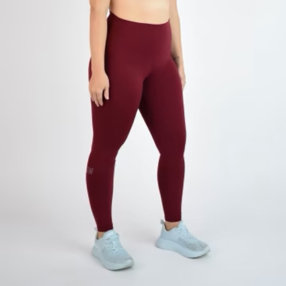 FLEO El Toro High Rise Leggings 25” Cabernet/Bounce Fabric